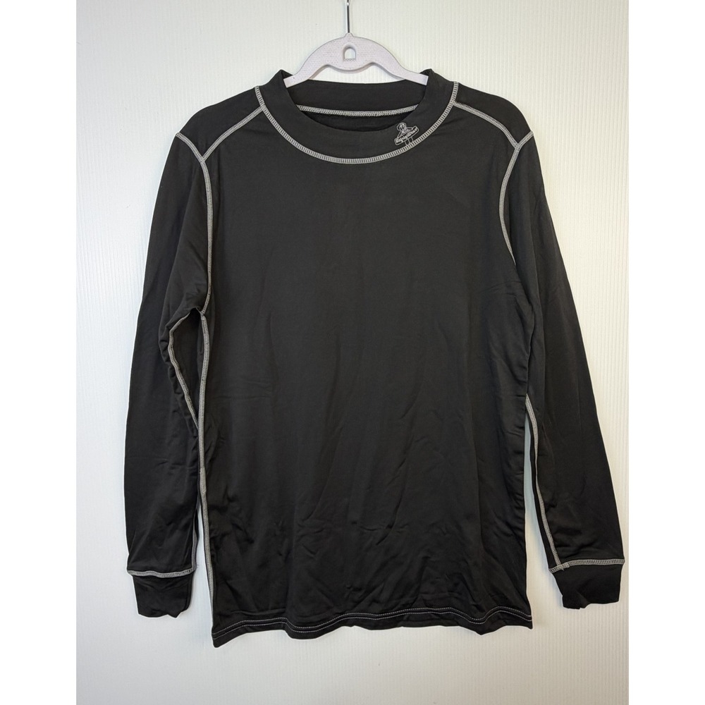 RefrigiWear 8820R Mens M Black Thermal Base Layer Shirt Cold Weather Workwear